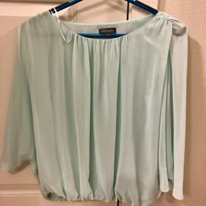 SOLD Vince Camuto - Light teal blouse